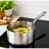 Casserole Inox 18cm Triply | Cuisson Homogène & Compatible Induction