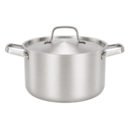 Faitout Inox Triply 24cm (5L) - Induction & Four - Qualité Pro