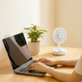 Ventilateur Nomade Sans Fil - Silencieux, Pliable et Télescopique