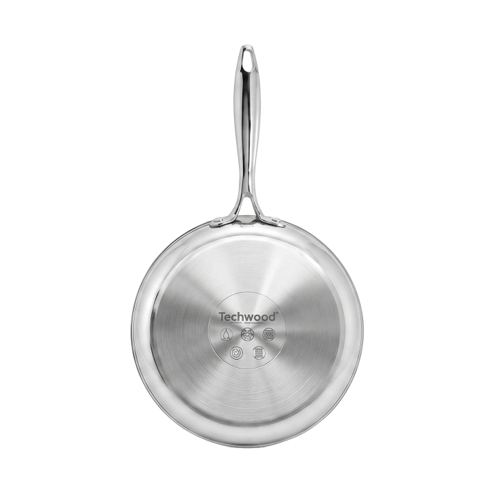 Poêle Inox 24 cm Nid d'Abeille Anti-Adhésive | Tous Feux
