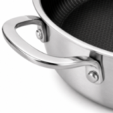 Sauteuse Inox 24cm Nid d'Abeille Anti-Adhésive - Techwood