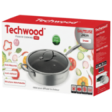 Sauteuse Inox 24cm Nid d'Abeille Anti-Adhésive - Techwood