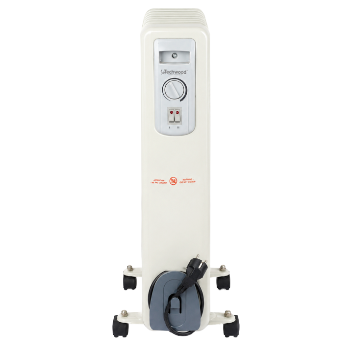 Radiateur Bain d'Huile Techwood 1500W - 7 Éléments