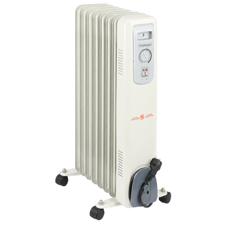 Radiateur Bain d'Huile Techwood 1500W - 7 Éléments