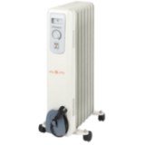 Radiateur Bain d'Huile Techwood 1500W - 7 Éléments