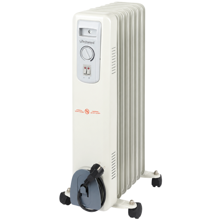 Radiateur Bain d'Huile Techwood 1500W - 7 Éléments