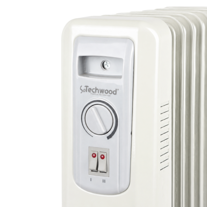 Radiateur Bain d'Huile Techwood 1500W - 7 Éléments